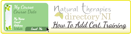 How To Advert Natural Therapies Directory NI